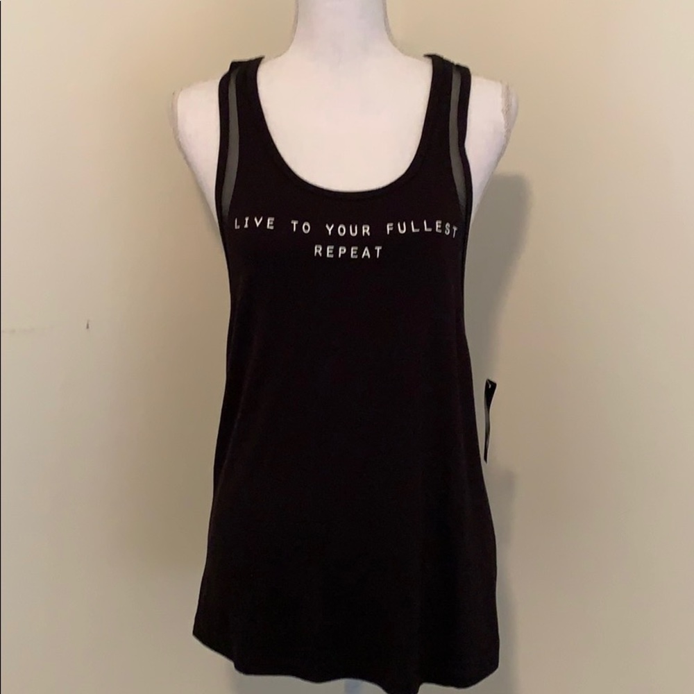 Bebe Inspirational Workout Tank Size Small!